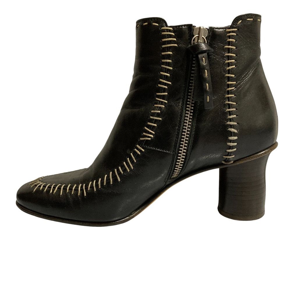 Other Other JW Anderson Stitch Design Short Boots Leather Shoes DUTY FREE for USA Size ONE SIZE - 5 Thumbnail