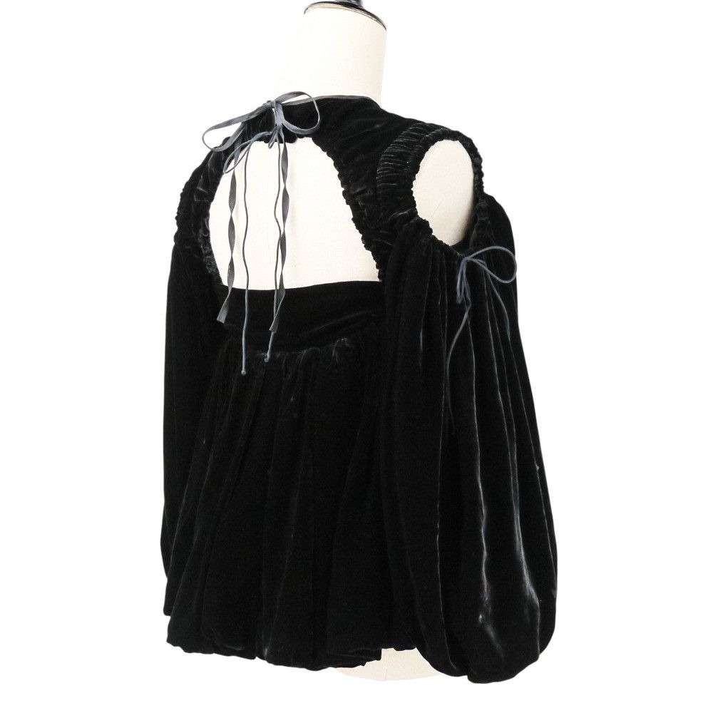 Other Other Cecilie Bahnsen JAK TOP Velvet Blouse Textile Tops DUTY FREE for USA Size ONE SIZE - 5 Thumbnail