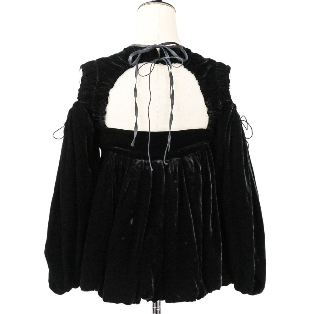 Other Other Cecilie Bahnsen JAK TOP Velvet Blouse Textile Tops DUTY FREE for USA Size ONE SIZE - 4 Thumbnail