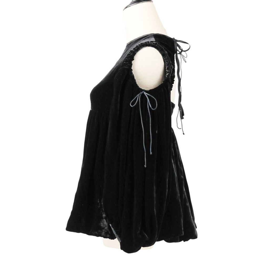 Other Other Cecilie Bahnsen JAK TOP Velvet Blouse Textile Tops DUTY FREE for USA Size ONE SIZE - 3 Thumbnail
