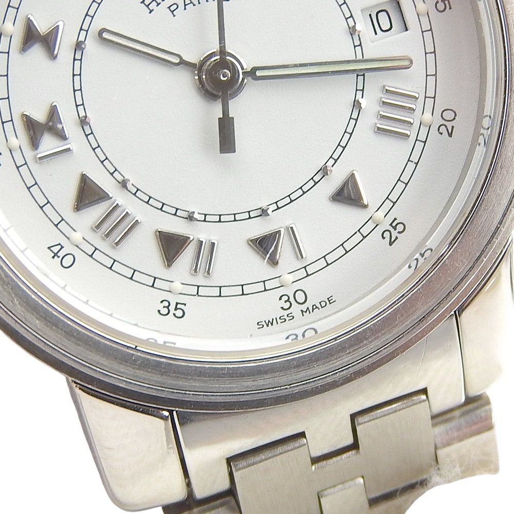 Hermes Hermes Hermès Carrick Stainless Steel Watch Metal Quartz DUTY FREE for USA Size ONE SIZE - 7 Thumbnail