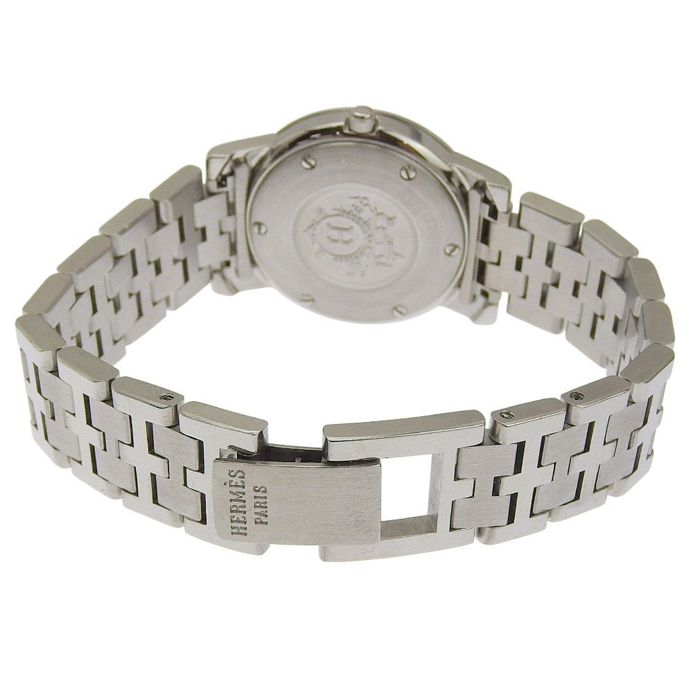 Hermes Hermes Hermès Carrick Stainless Steel Watch Metal Quartz DUTY FREE for USA Size ONE SIZE - 5 Thumbnail
