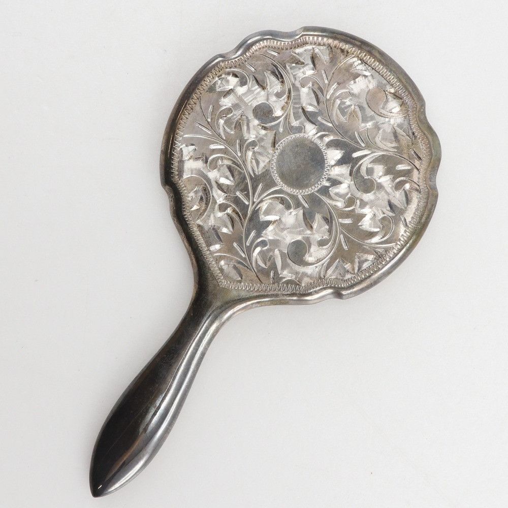 Other Other Silver Hand Mirror Precious Metal Other DUTY FREE for USA Size ONE SIZE - 3 Thumbnail
