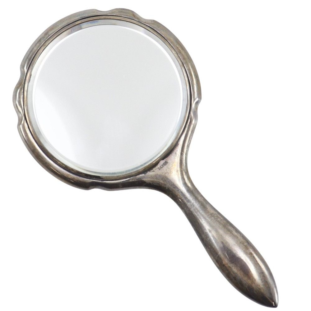 Other Other Silver Hand Mirror Precious Metal Other DUTY FREE for USA Size ONE SIZE - 2 Thumbnail