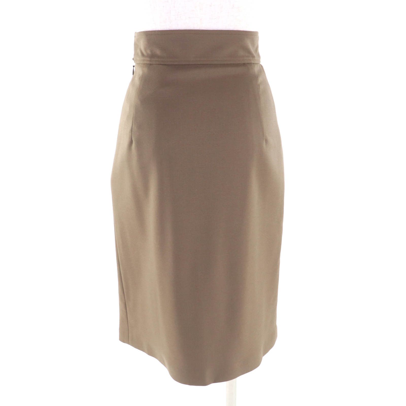 Hermes Hermes Hermès Wool Tight Skirt 34 Textile Skirts DUTY FREE for USA Size ONE SIZE - 4 Thumbnail