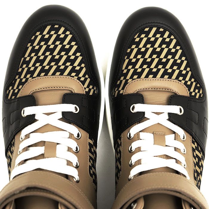 Hermes Hermes Hermès Freestyle High Density Nylon Calf Leather Sneakers Leather Shoes DUTY FREE for USA Size ONE SIZE - 16 Thumbnail