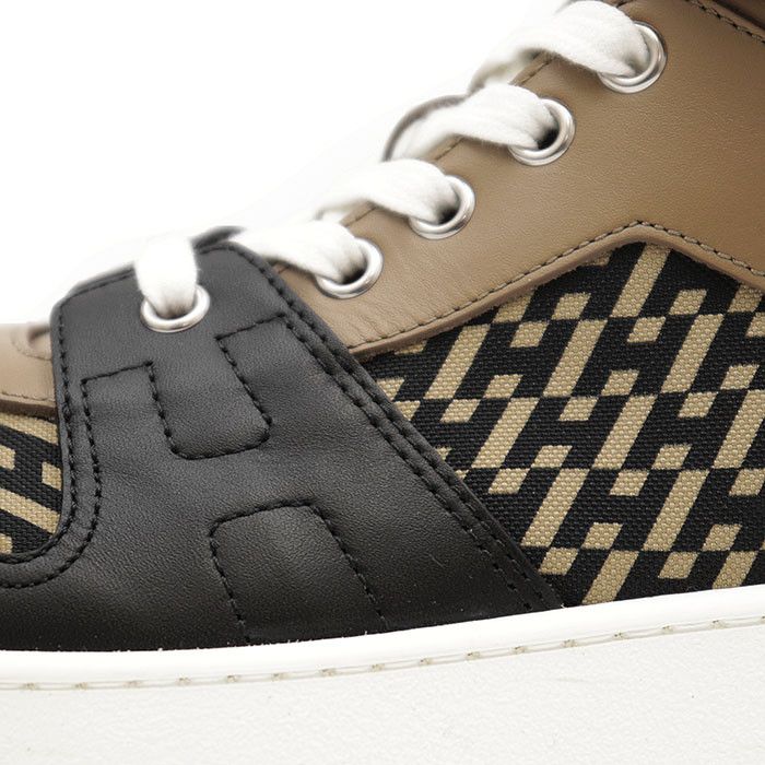 Hermes Hermes Hermès Freestyle High Density Nylon Calf Leather Sneakers Leather Shoes DUTY FREE for USA Size ONE SIZE - 12 Thumbnail