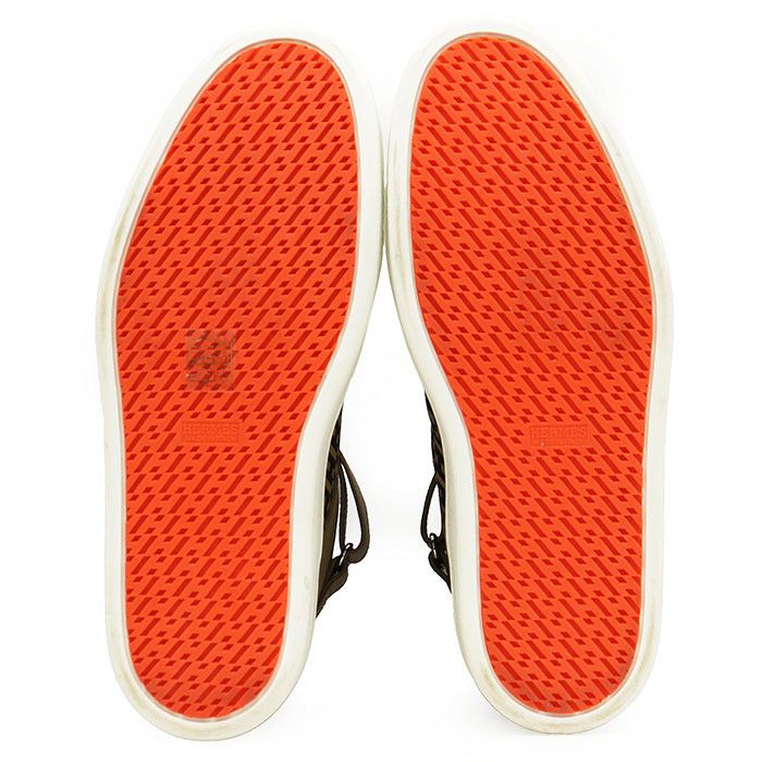 Hermes Hermes Hermès Freestyle High Density Nylon Calf Leather Sneakers Leather Shoes DUTY FREE for USA Size ONE SIZE - 9 Thumbnail