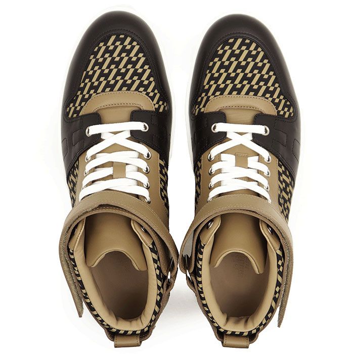 Hermes Hermes Hermès Freestyle High Density Nylon Calf Leather Sneakers Leather Shoes DUTY FREE for USA Size ONE SIZE - 8 Thumbnail