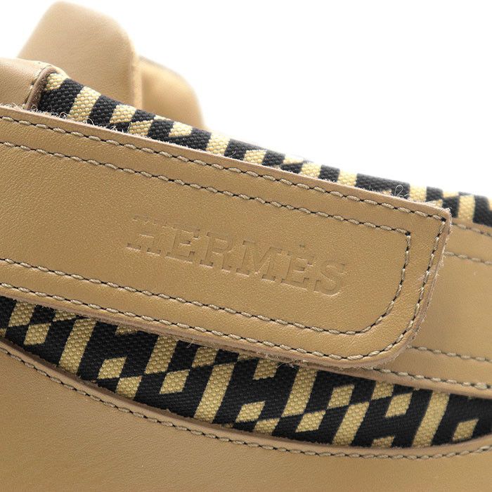 Hermes Hermes Hermès Freestyle High Density Nylon Calf Leather Sneakers Leather Shoes DUTY FREE for USA Size ONE SIZE - 13 Thumbnail