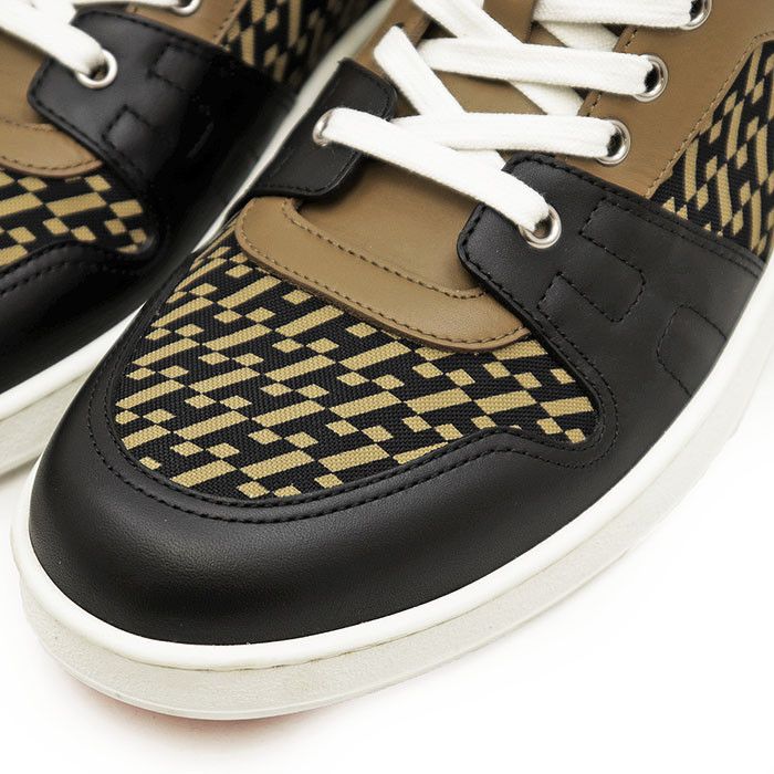Hermes Hermes Hermès Freestyle High Density Nylon Calf Leather Sneakers Leather Shoes DUTY FREE for USA Size ONE SIZE - 11 Thumbnail