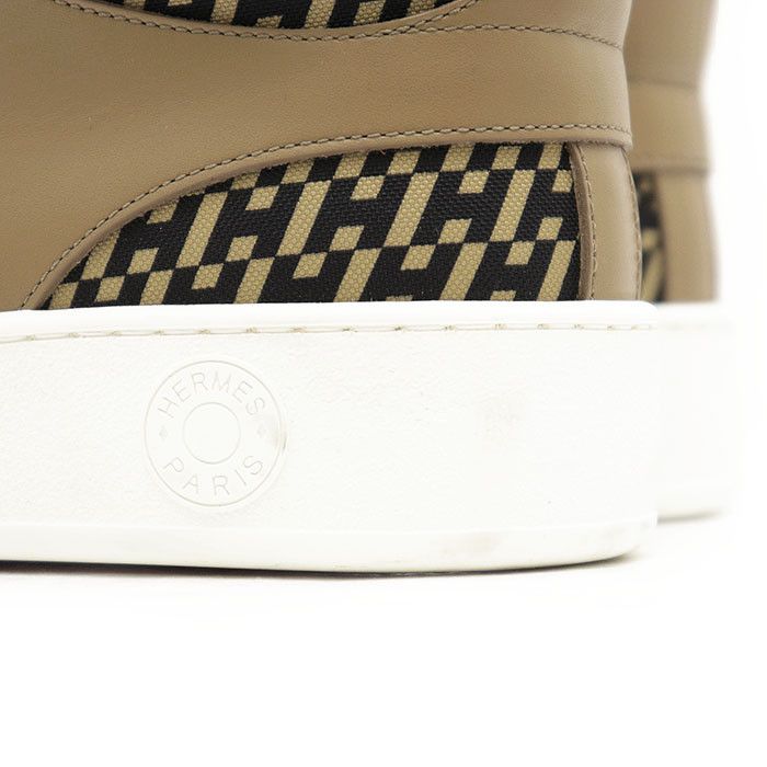 Hermes Hermes Hermès Freestyle High Density Nylon Calf Leather Sneakers Leather Shoes DUTY FREE for USA Size ONE SIZE - 5 Thumbnail
