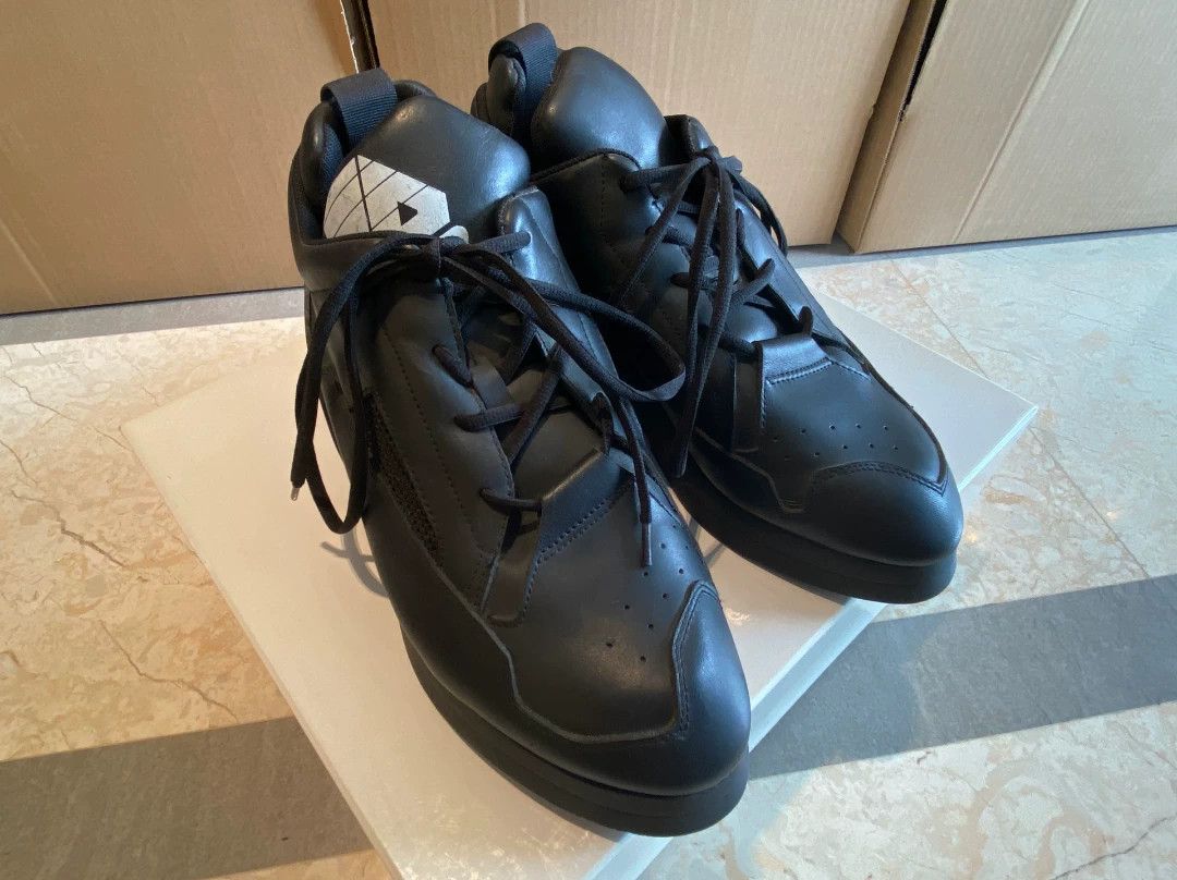Julius Julius Men's Leather Sneakers Size US 15 / EU 48 - 3 Thumbnail