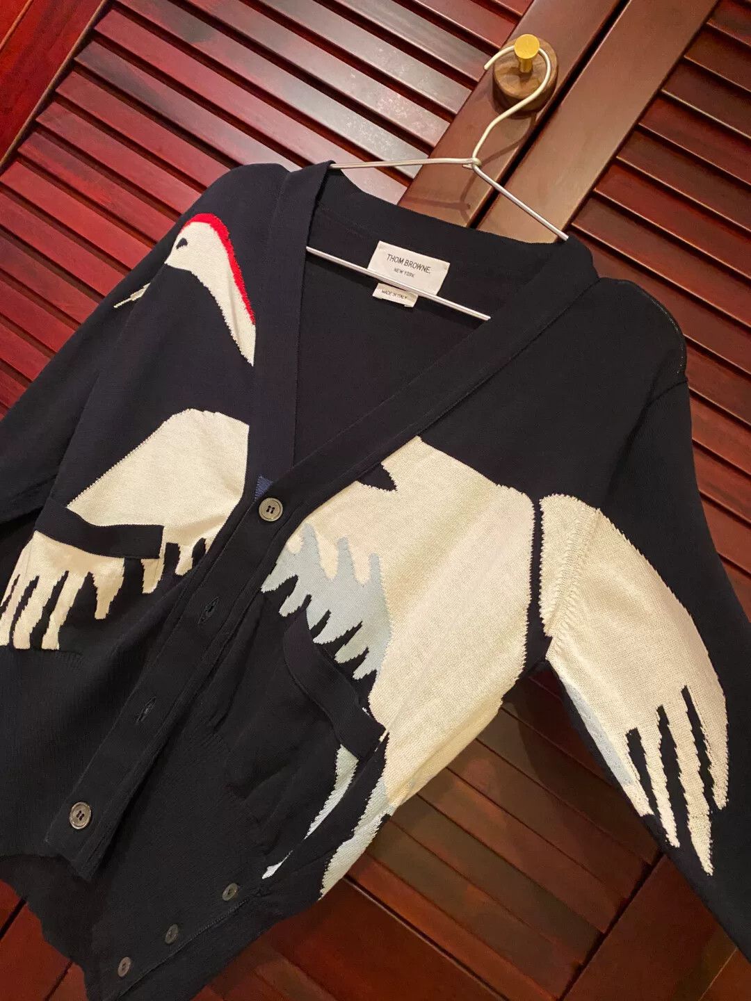 Thom Browne Thom Browne Limited Crane Knit Cardigan Size US M / EU 48-50 / 2 - 3 Thumbnail