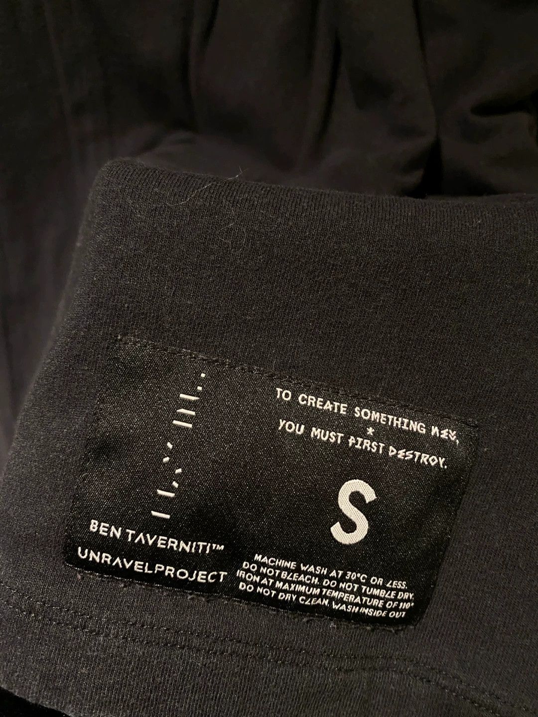 Unravel Project Unravel Project Men's Black Long-Sleeve T-shirt S Size US S / EU 44-46 / 1 - 3 Thumbnail