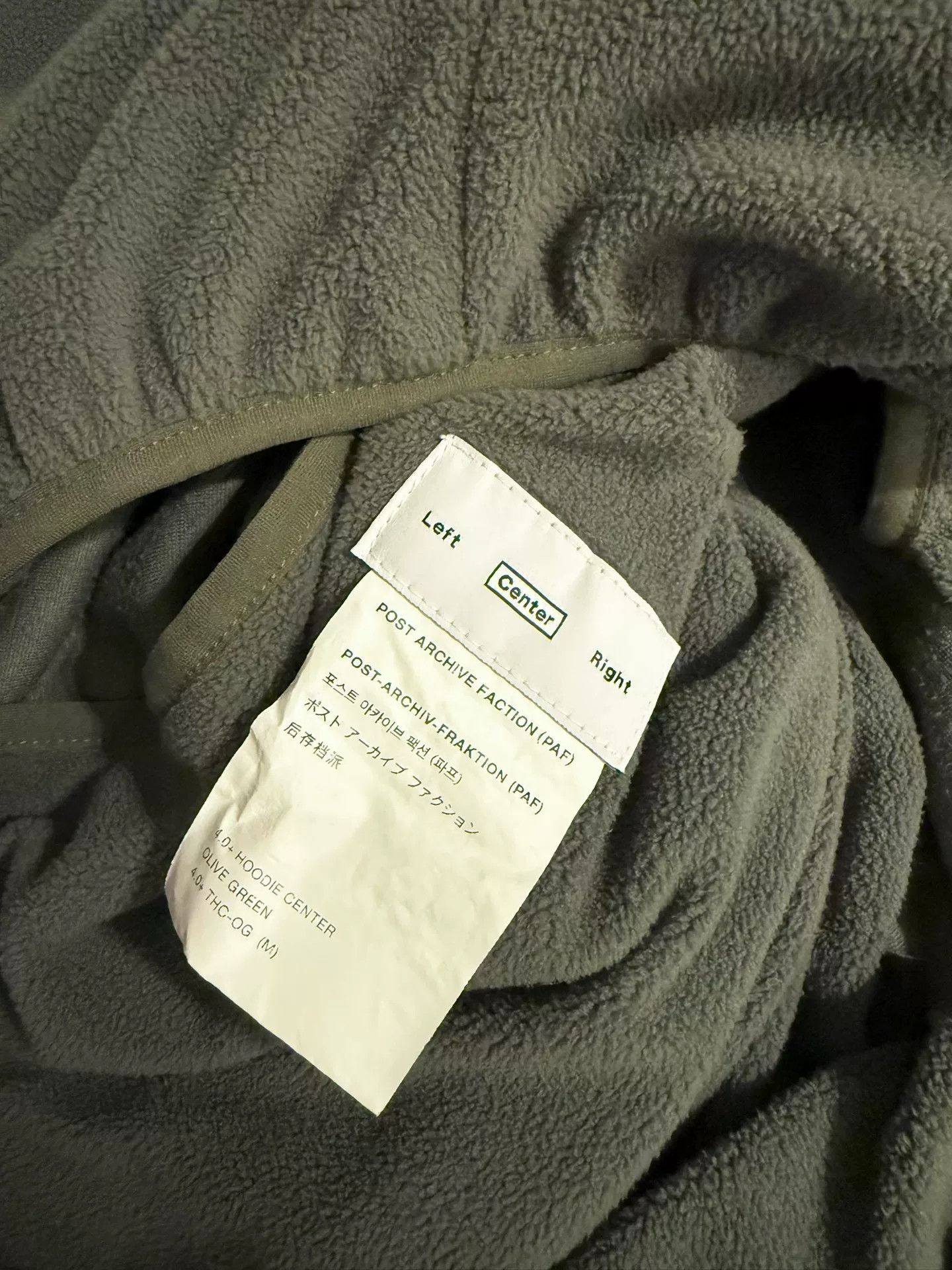 POST ARCHIVE FACTION (PAF) Post Archive Faction PAF Fleece Hoodie Size US M / EU 48-50 / 2 - 3 Thumbnail