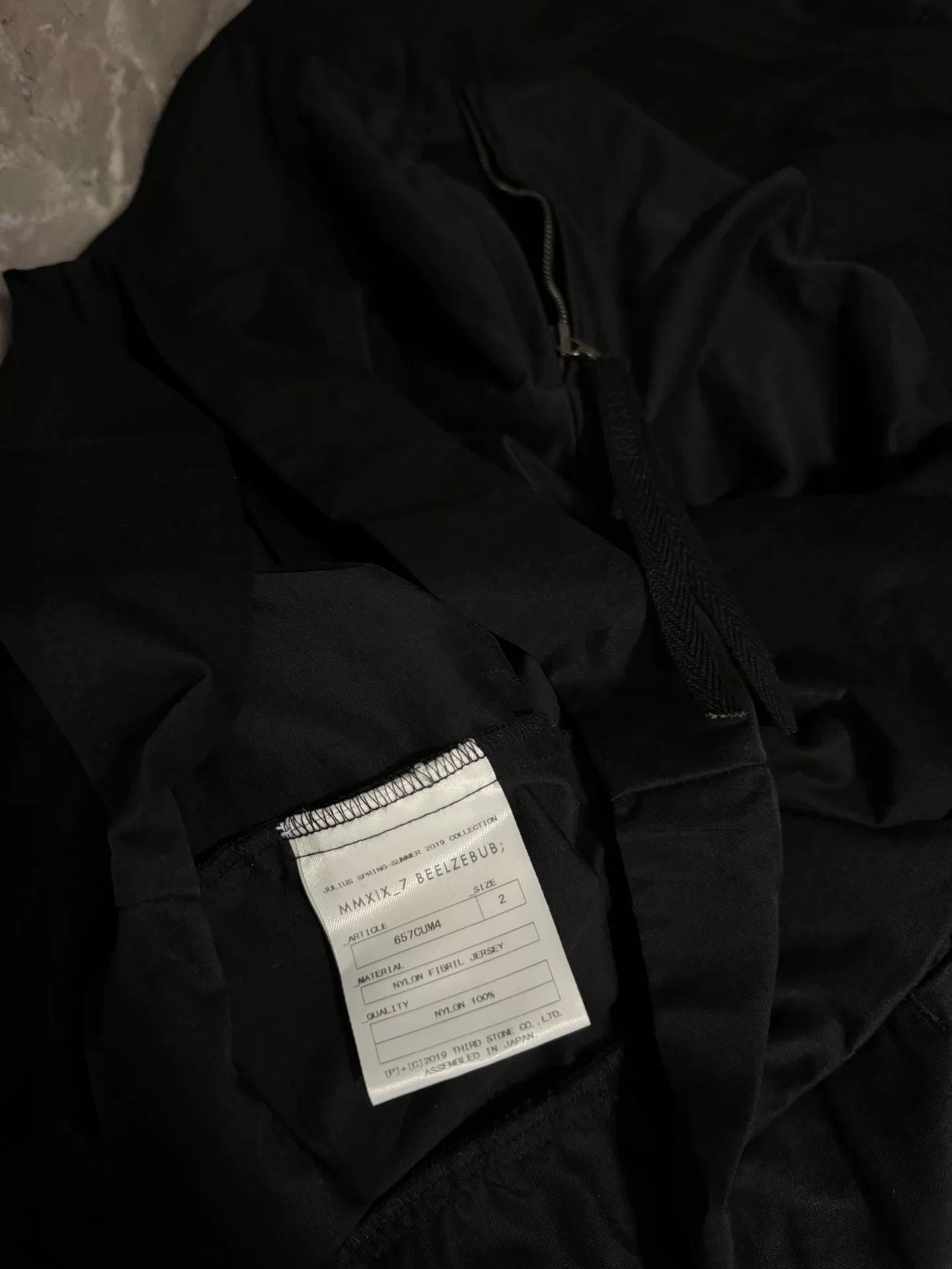 Julius Julius 19SS Designer Black Short Top Size US M / EU 48-50 / 2 - 3 Thumbnail