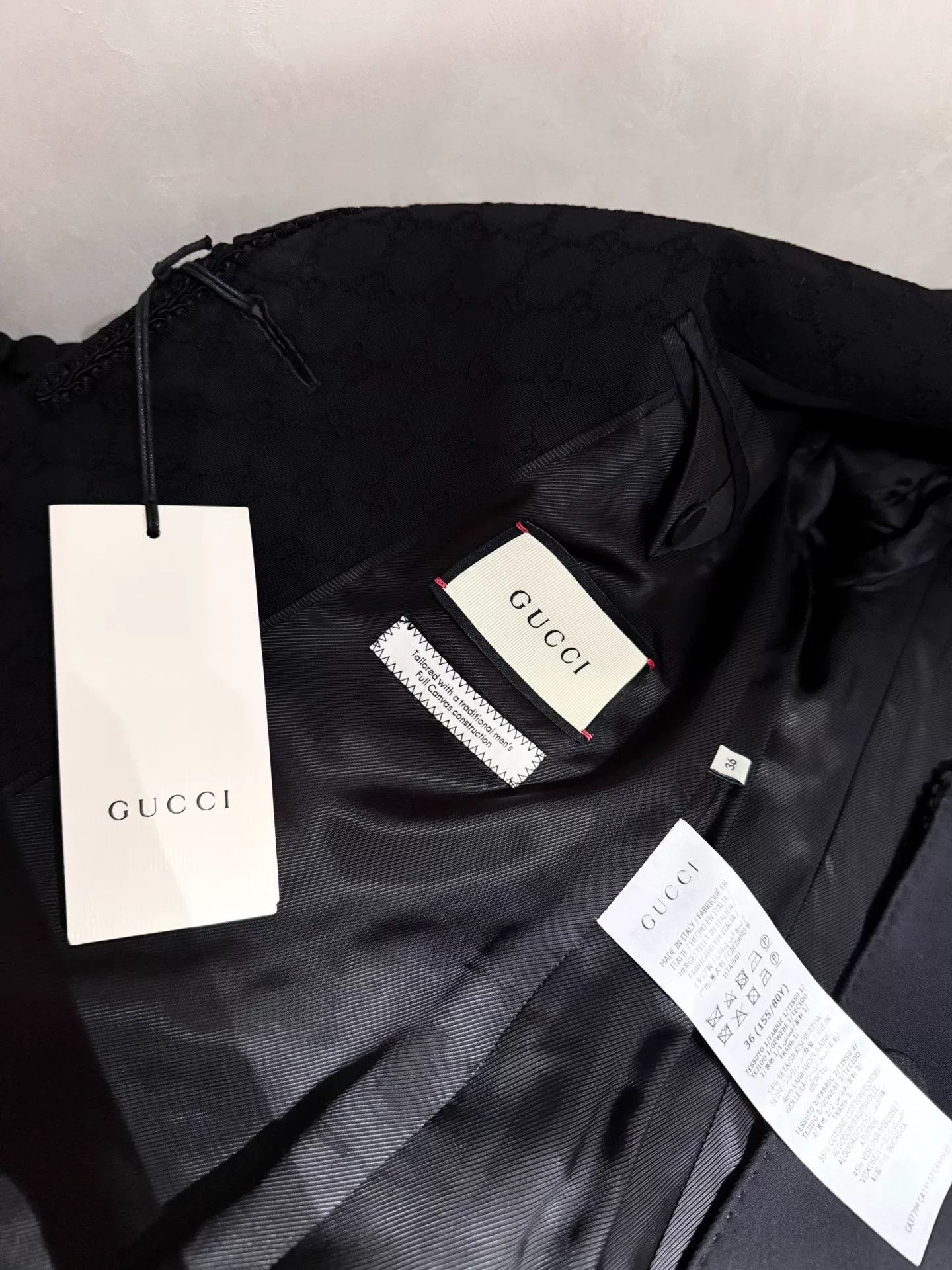 Gucci Gucci 21FW Women's Black Blazer Size XS / US 0-2 / IT 36-38 - 3 Thumbnail