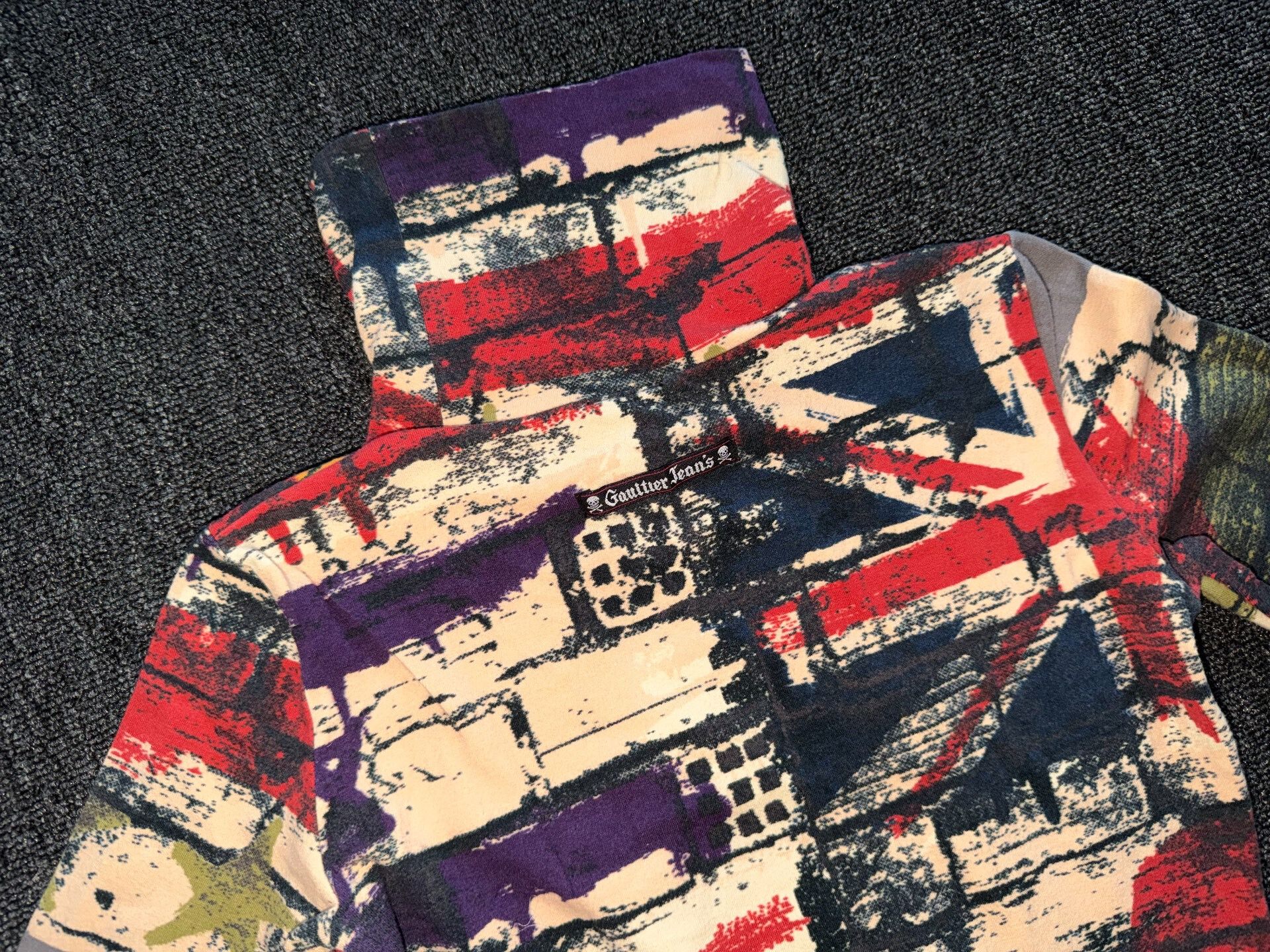 Jean Paul Gaultier Gaultier National Flag Turtleneck Top Size S / US 4 / IT 40 - 5 Thumbnail