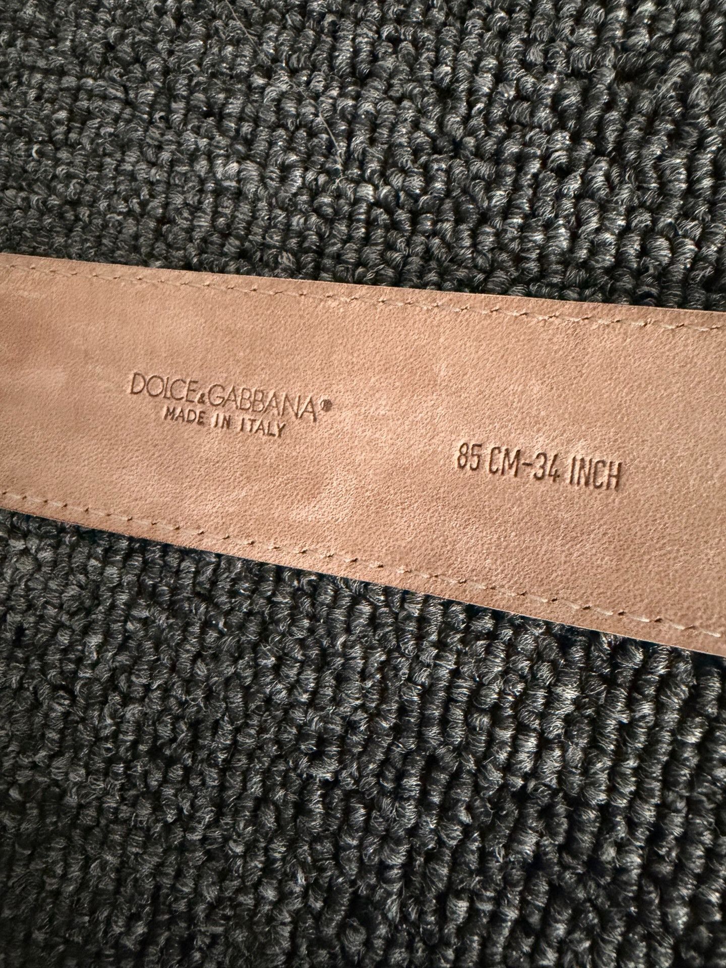 Dolce & Gabbana Dolce&Gabbana White Leather Belt Size ONE SIZE - 8 Thumbnail