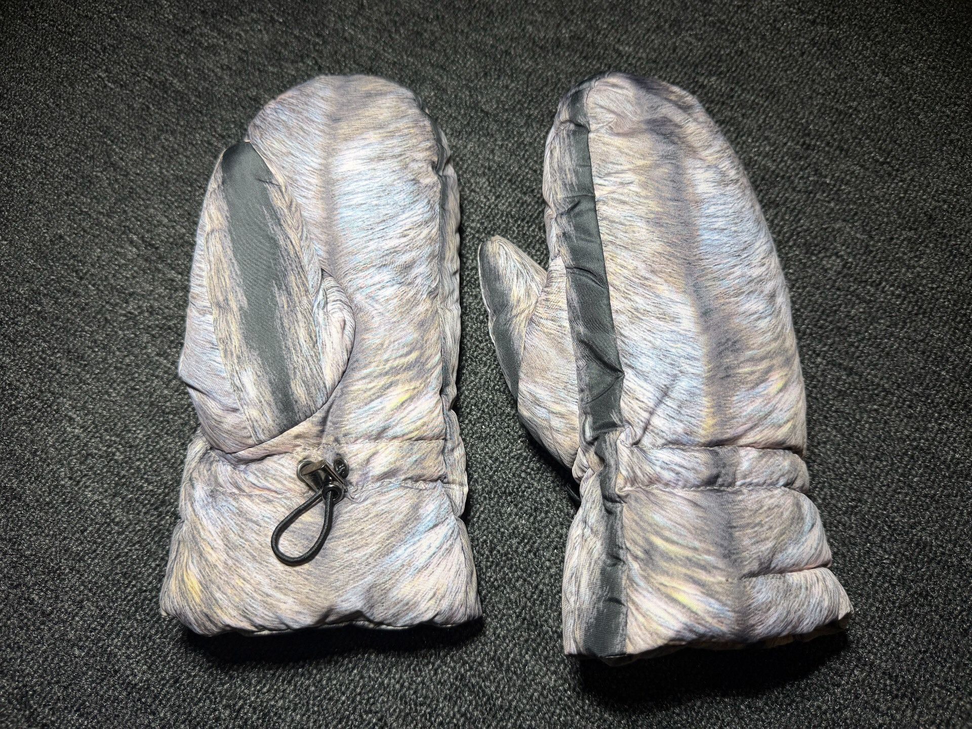 MM6 MM6 Fur Pattern Down Trapper Gloves Size ONE SIZE - 6 Thumbnail