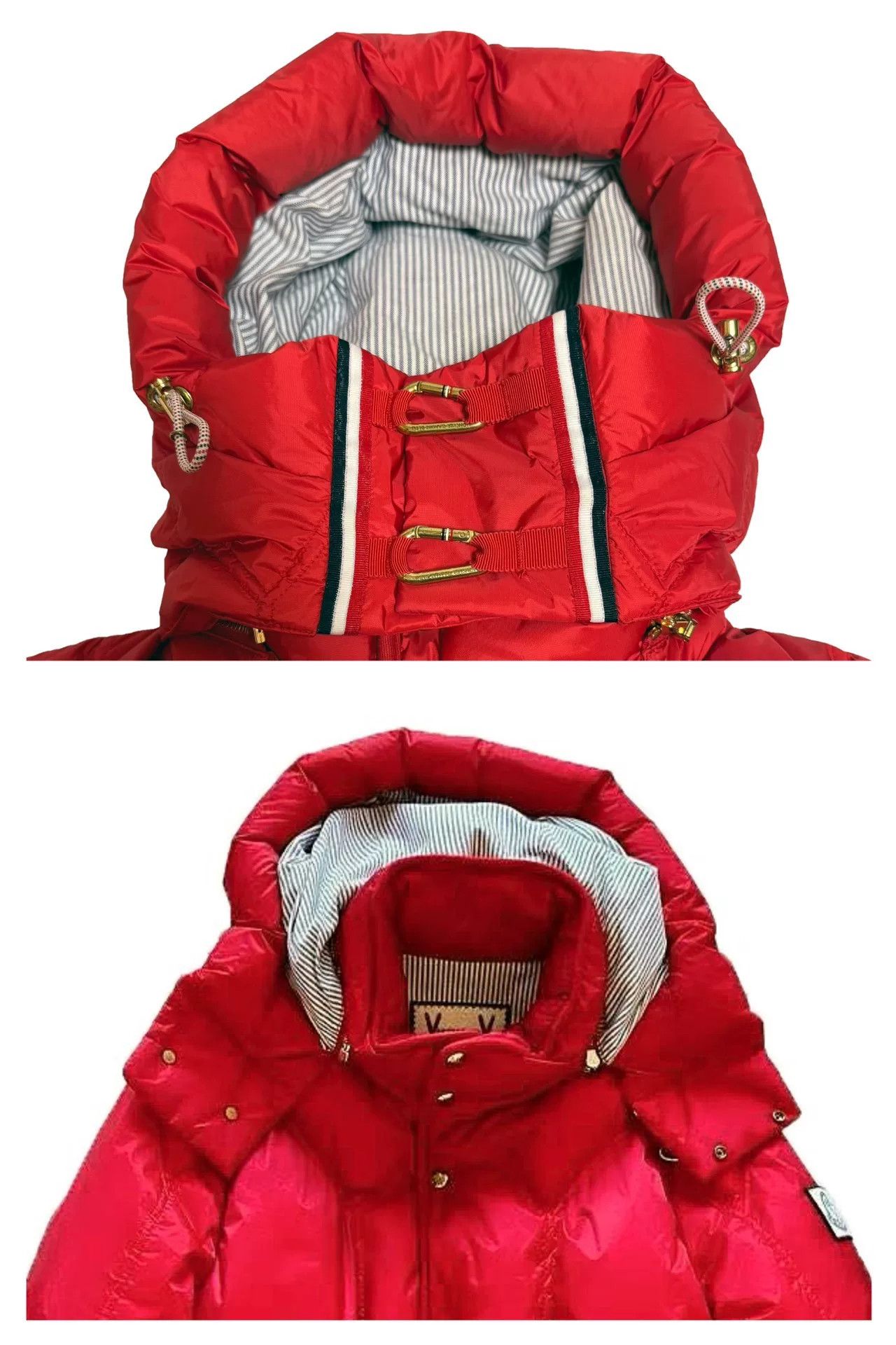 Thom Browne Moncler Gamme Bleu Red Down Jacket Size US S / EU 44-46 / 1 - 5 Thumbnail