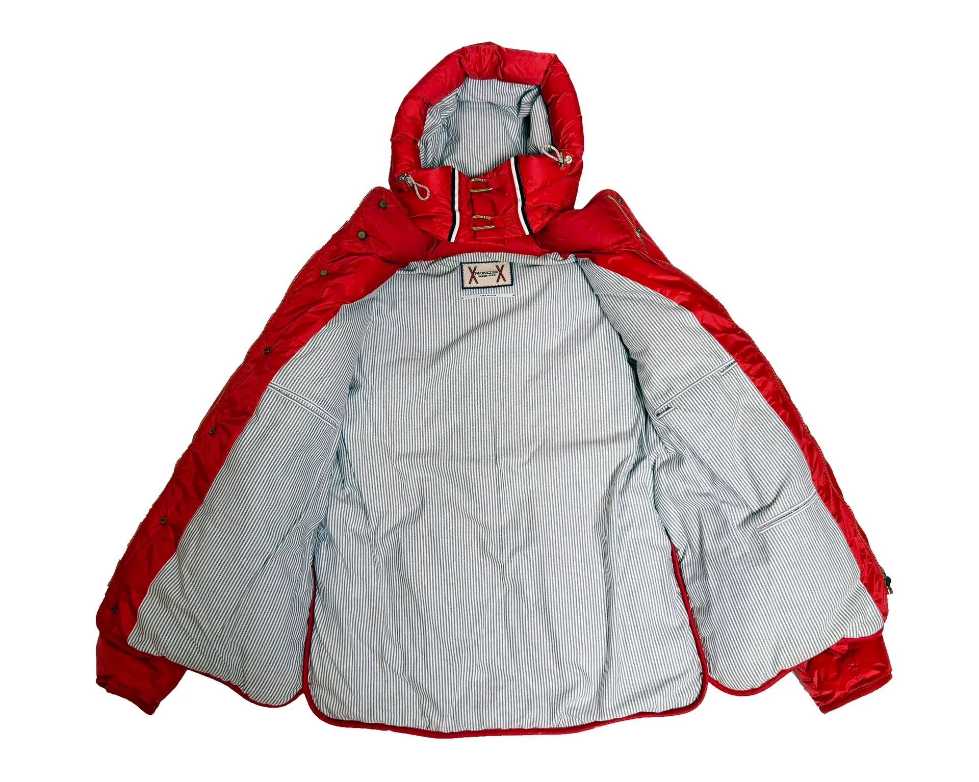 Thom Browne Moncler Gamme Bleu Red Down Jacket Size US S / EU 44-46 / 1 - 3 Thumbnail