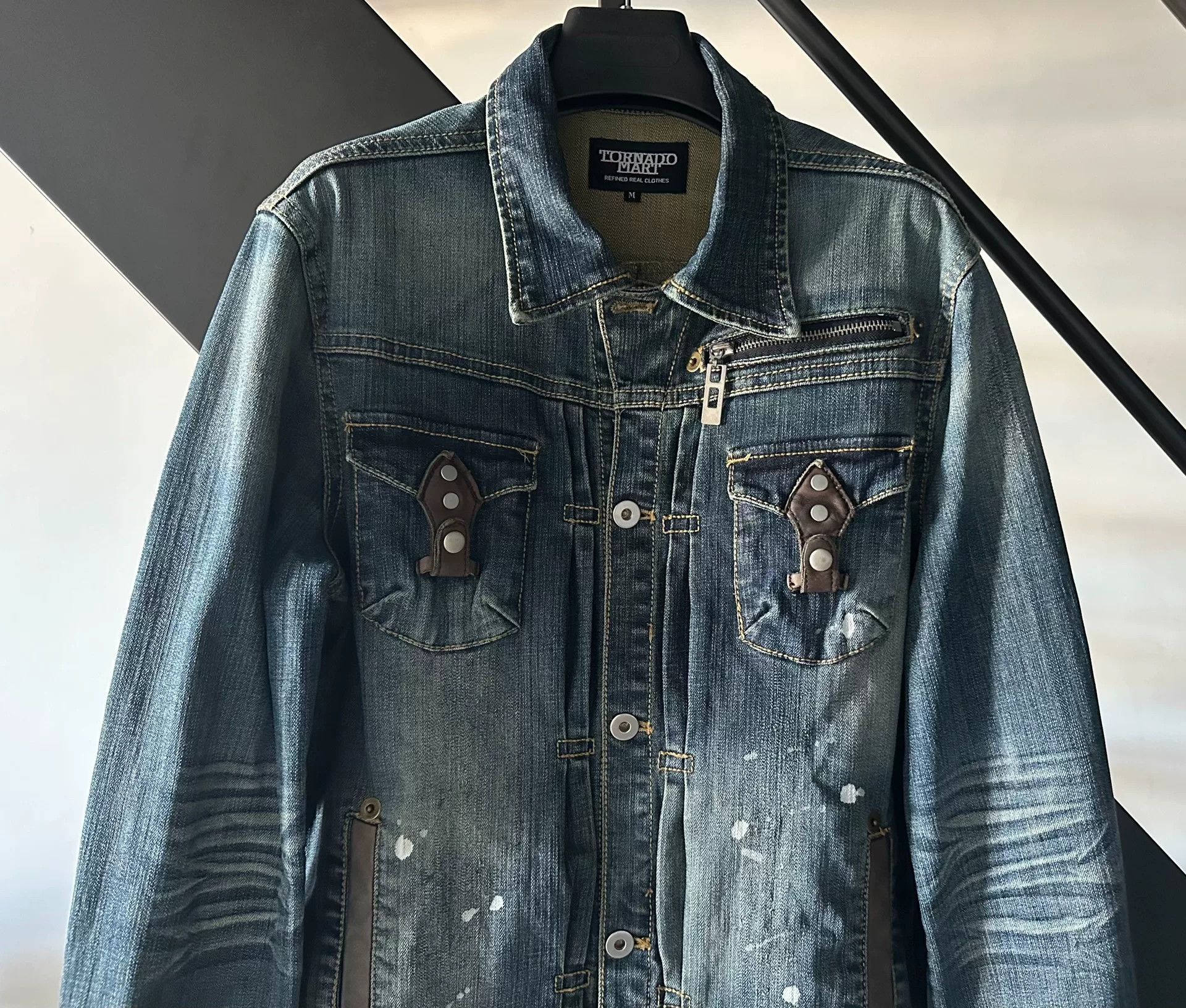 Tornado Mart Tornado Mart 90s Bondage Denim Jacket Size US M / EU 48-50 / 2 - 3 Thumbnail