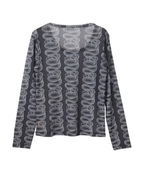 Hysteric Glamour Hysteric Glamour Snake Loop Long-Sleeve T-Shirt Size M / US 6-8 / IT 42-44 - 9 Thumbnail