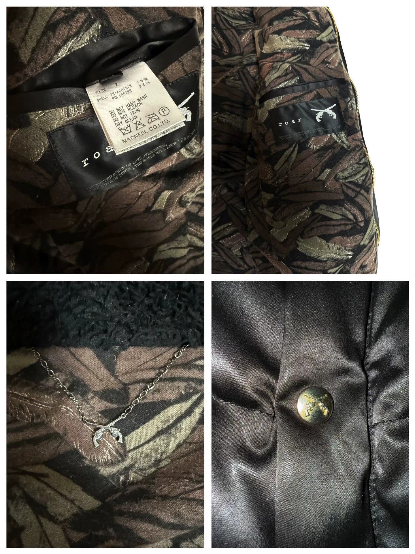 roarguns Roarguns Double Gun Crystal Rivet Puffer Size US M / EU 48-50 / 2 - 8 Thumbnail