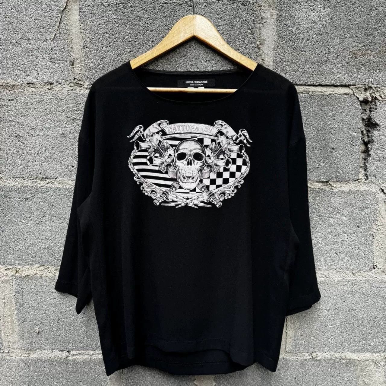 Junya Watanabe Junya Watanabe Black Sheer T-shirt Size XS / US 0-2 / IT 36-38 - 5 Thumbnail