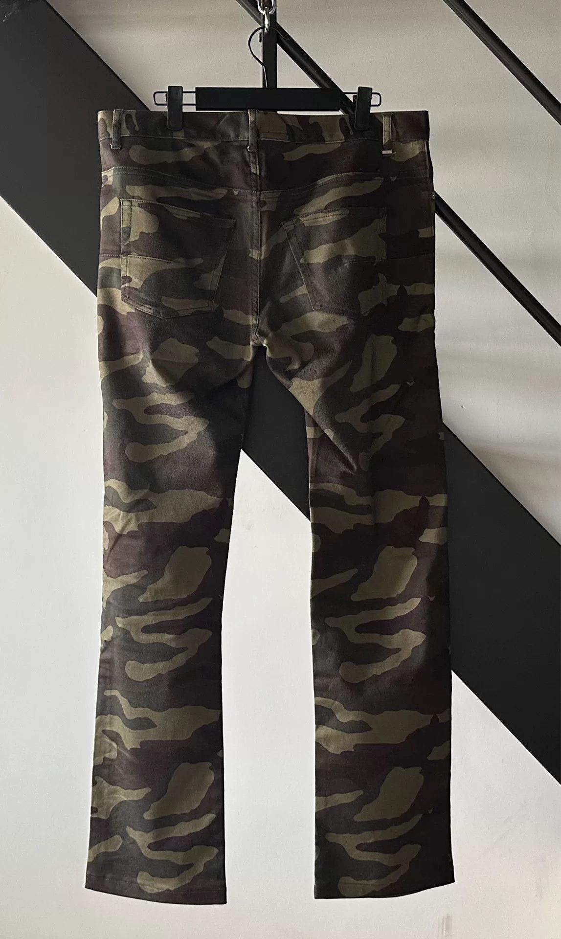 Kris Van Assche Dior Homme Camo Jeans from SS16 Collection Size US 33 - 3 Thumbnail