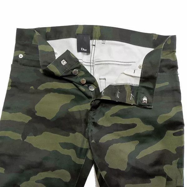 Kris Van Assche Dior Homme Camo Jeans from SS16 Collection Size US 33 - 5 Thumbnail