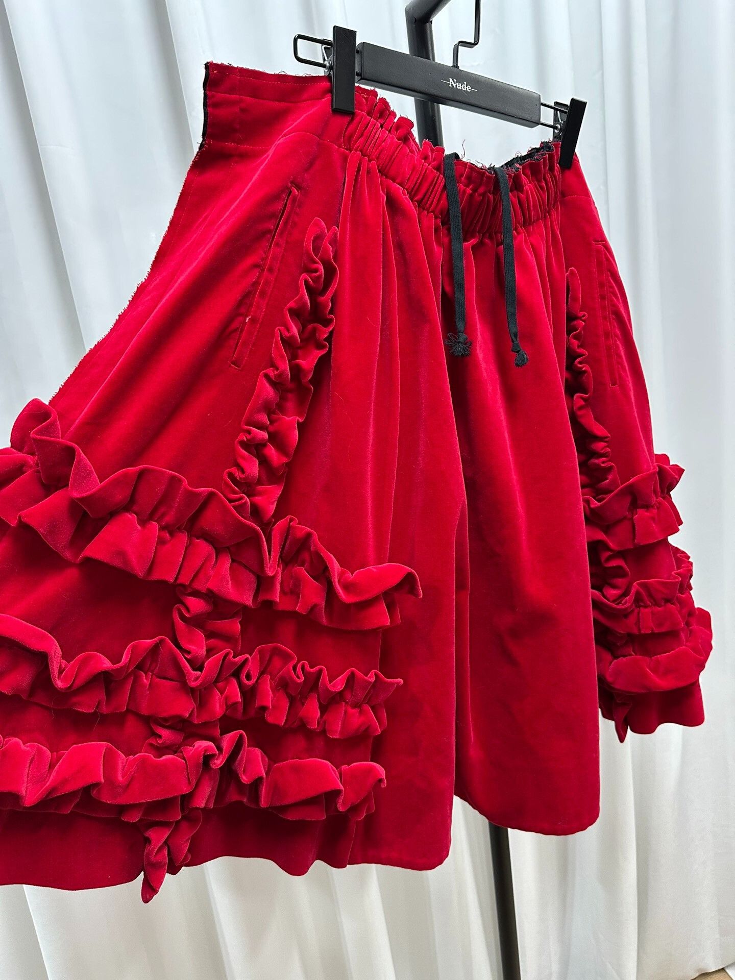 Comme des Garcons Comme des Garcons Velvet Cake Skirt Size 24" / US 00 / IT 34 - 3 Thumbnail