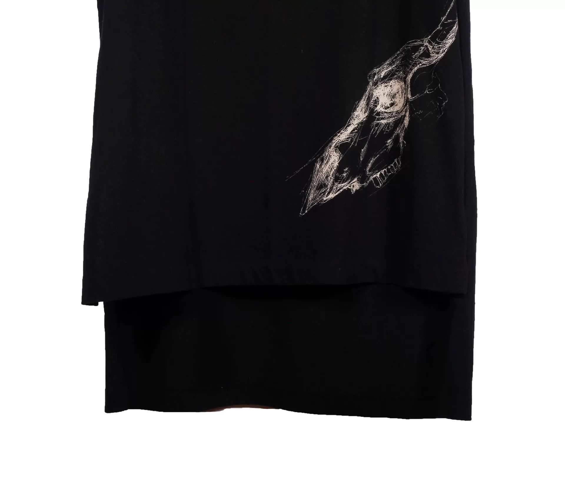 Yohji Yamamoto Yohji Yamamoto Pour Homme Skull Print Long Tee Size US M / EU 48-50 / 2 - 4 Thumbnail