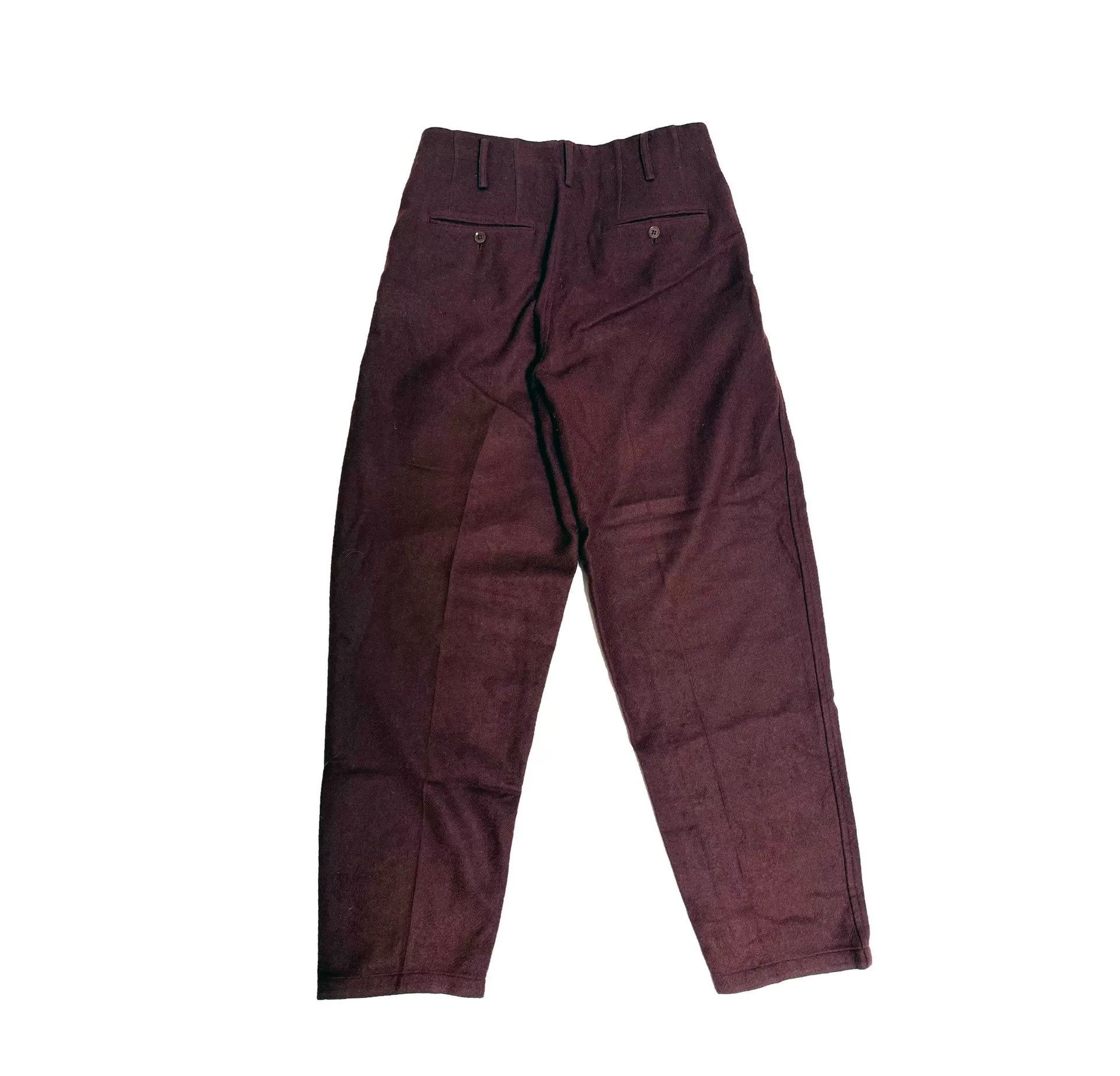 Yohji Yamamoto Yohji Yamamoto 2012AW Red Wool Pants Size US 26 / EU 42 - 2 Thumbnail