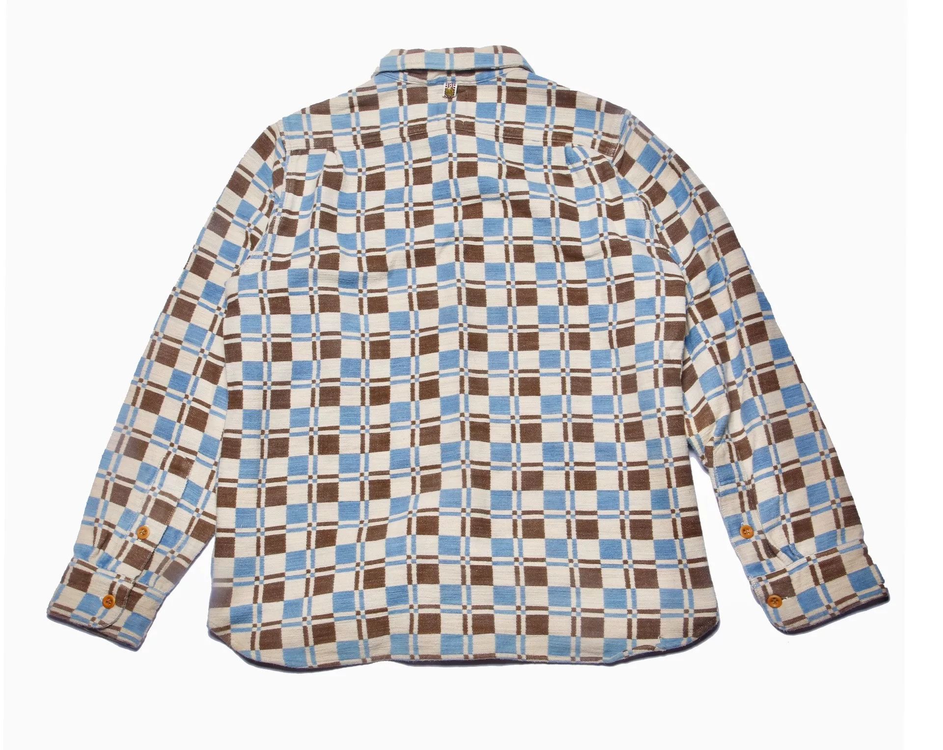 Visvim Visvim 16AW Wally Indigo Check Shirt Size US M / EU 48-50 / 2 - 2 Thumbnail