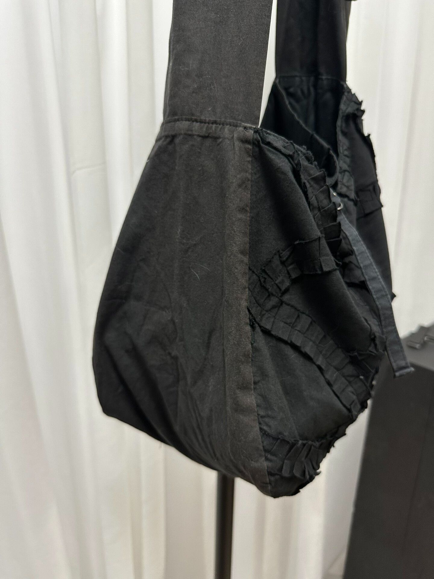Y's Yohji Yamamoto Black Floral Bag Size ONE SIZE - 6 Thumbnail