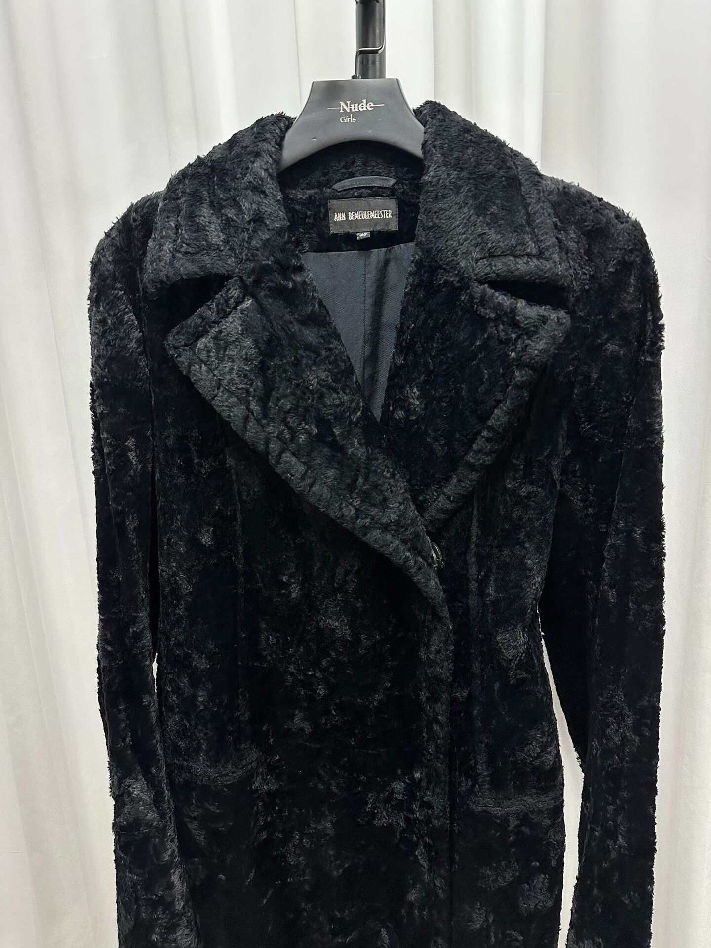 Ann Demeulemeester Ann Demeulemeester Velvet Coat Size S / US 4 / IT 40 - 2 Thumbnail