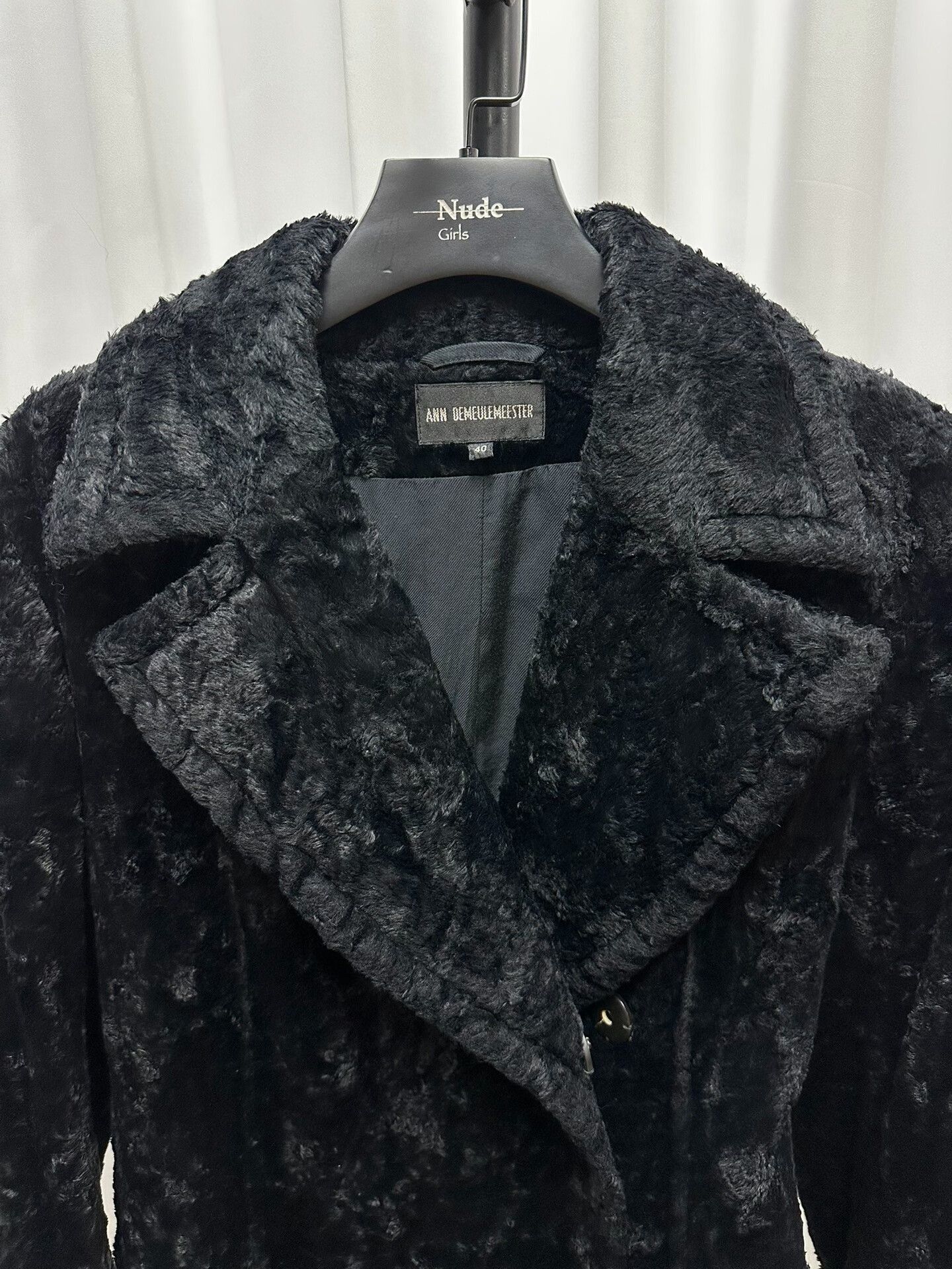 Ann Demeulemeester Ann Demeulemeester Velvet Coat Size S / US 4 / IT 40 - 4 Thumbnail
