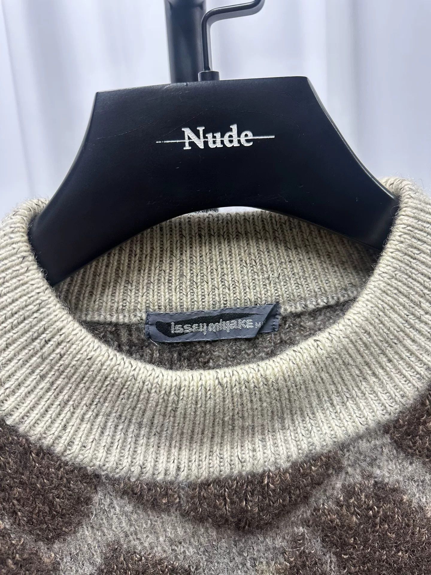Issey Miyake Issey Miyake Men 90s Wool Sweater Size US L / EU 52-54 / 3 - 4 Thumbnail