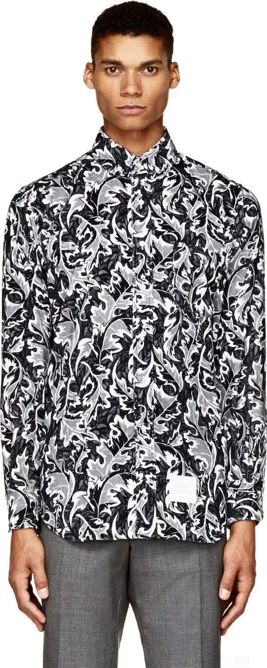 Thom Browne Thom Browne Early Maple Leaf Shirt Size US M / EU 48-50 / 2 - 9 Thumbnail