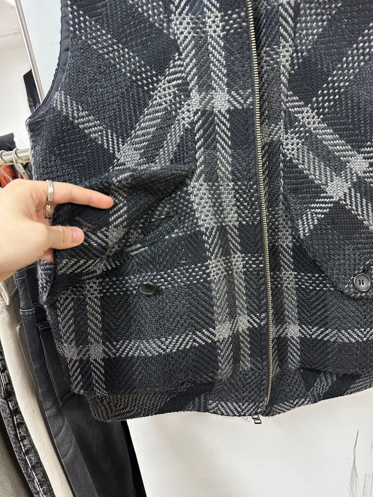 Issey Miyake Issey Miyake Wool Gilet Vest Size L / US 10 / IT 46 - 3 Thumbnail
