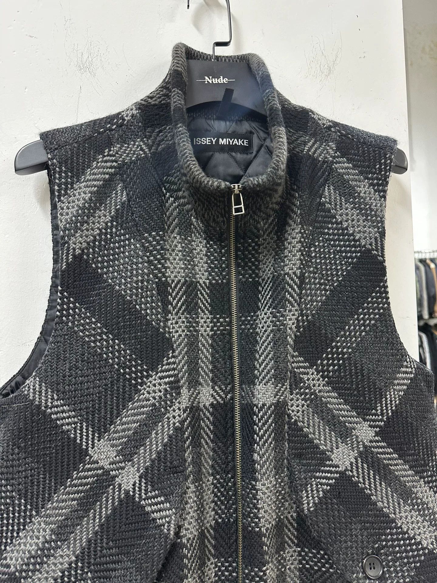 Issey Miyake Issey Miyake Wool Gilet Vest Size L / US 10 / IT 46 - 2 Thumbnail