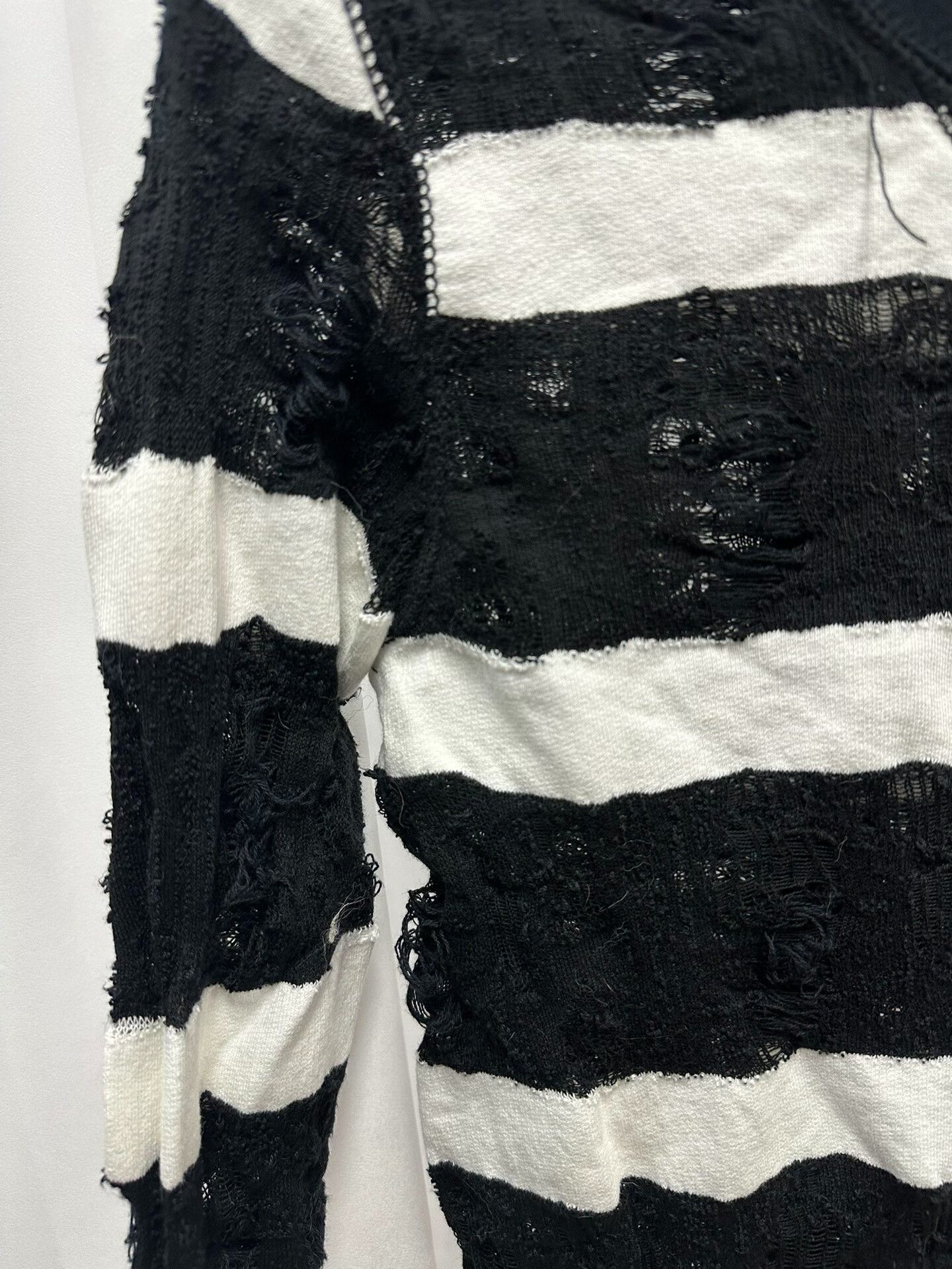 Junya Watanabe Junya Watanabe Striped Long Sleeve Top Size S / US 4 / IT 40 - 4 Thumbnail