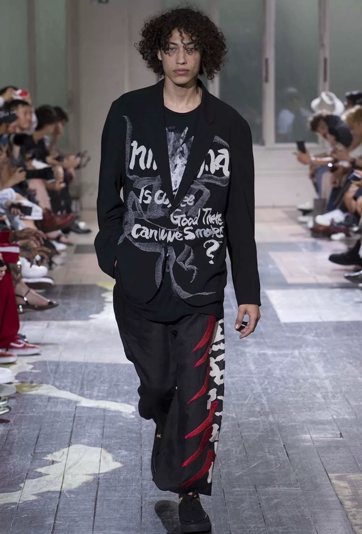 Yohji Yamamoto Yohji Yamamoto Pour Homme 18SS Crew Neck T-shirt Size US L / EU 52-54 / 3 - 8 Thumbnail