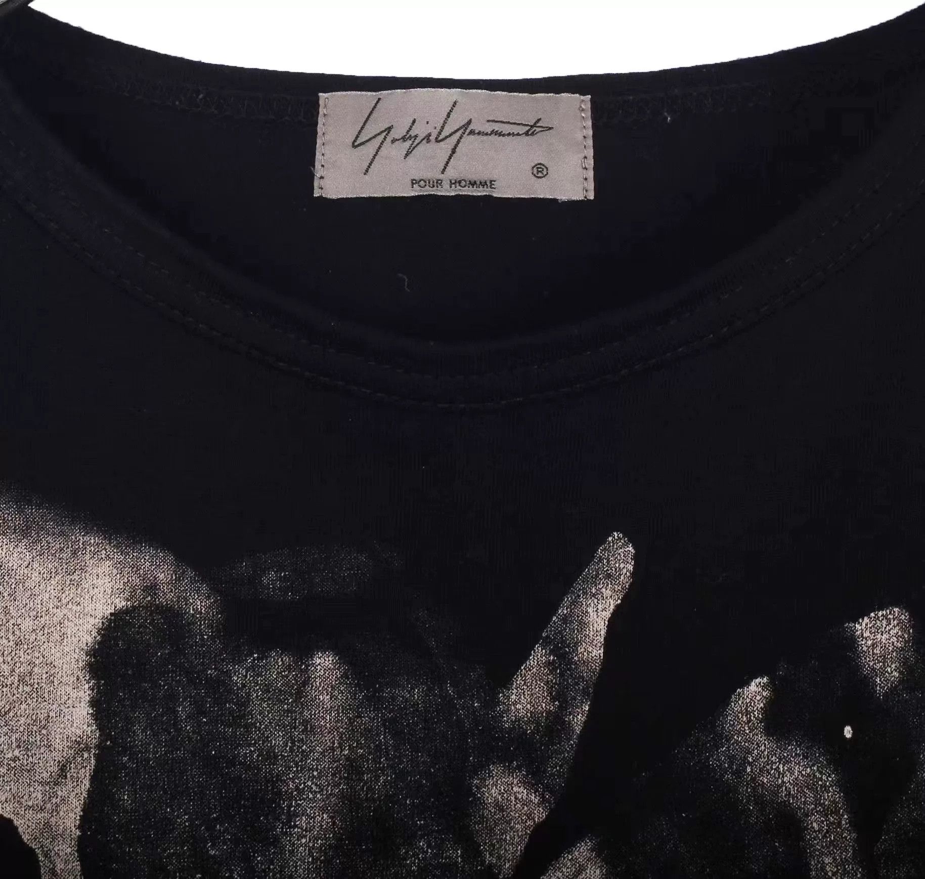 Yohji Yamamoto Yohji Yamamoto Pour Homme 18SS Crew Neck T-shirt Size US L / EU 52-54 / 3 - 4 Thumbnail