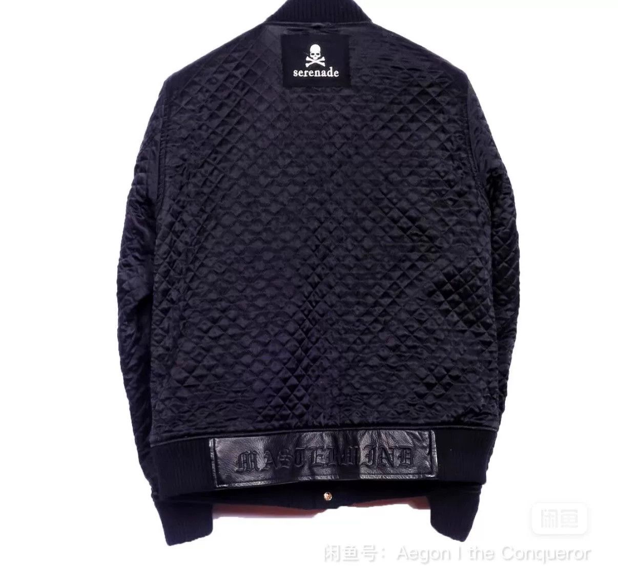 Mastermind Japan mastermind Japan Leather Sleeve Baseball Jacket Size US M / EU 48-50 / 2 - 4 Thumbnail