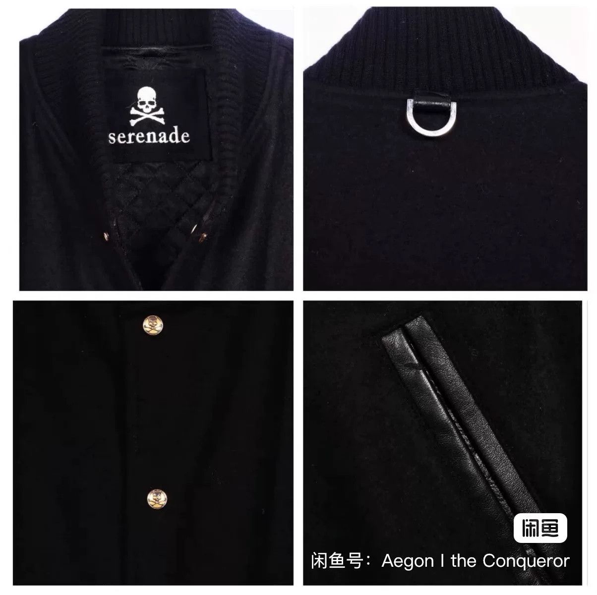 Mastermind Japan mastermind Japan Leather Sleeve Baseball Jacket Size US M / EU 48-50 / 2 - 8 Thumbnail