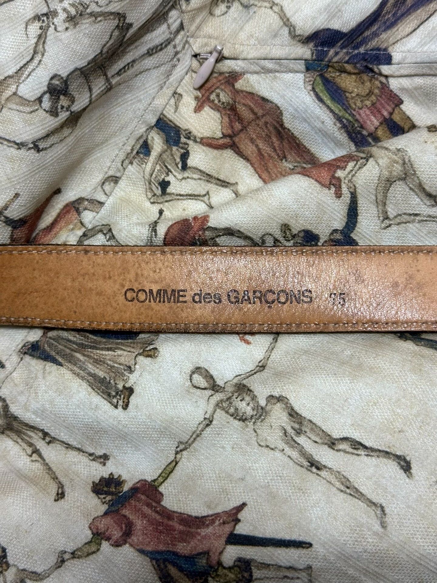 Comme des Garcons Comme des Garcons Decorative Leather Belt Size ONE SIZE - 5 Thumbnail